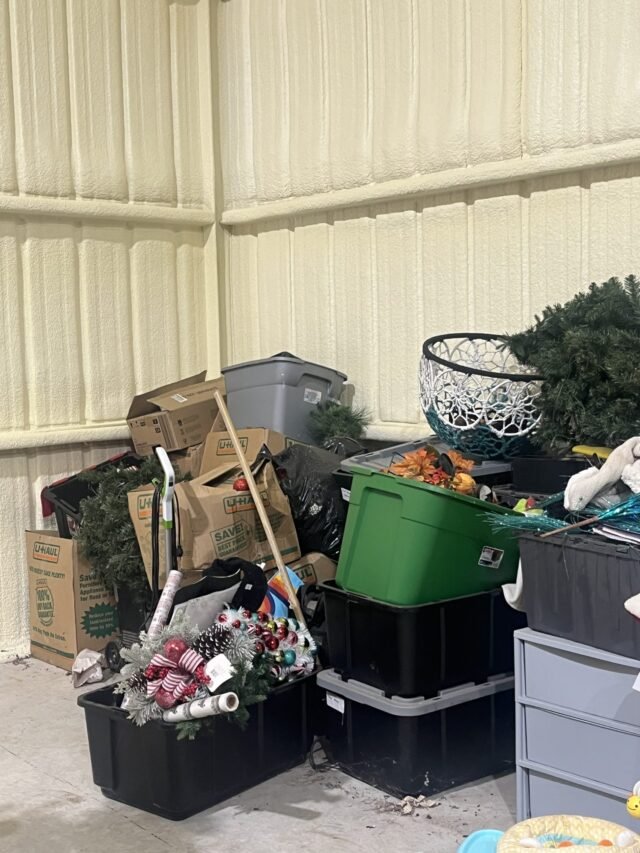 Before: the garage as we found it