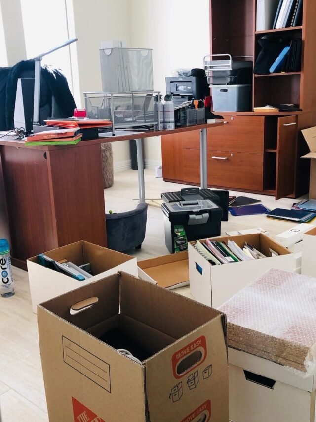 Before: the home office as we found it