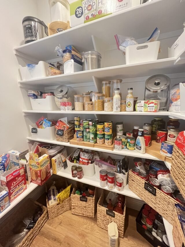 Before: the pantry as we found it