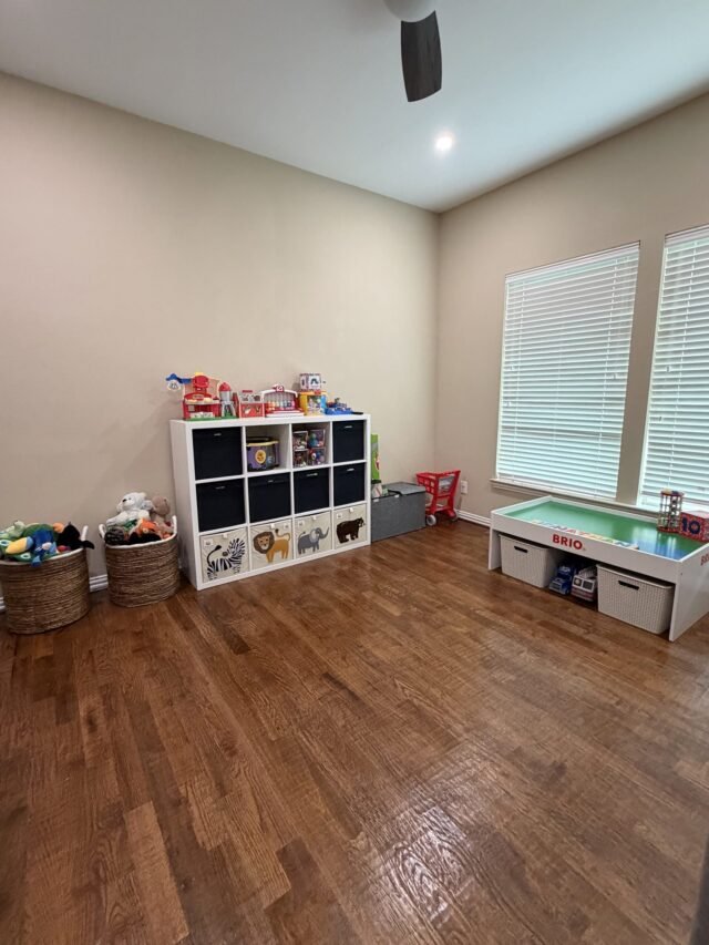 After: the playroom once we finished